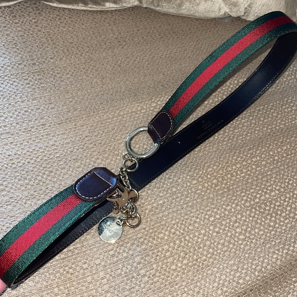 NWOT Gucci web & chain belt - Picture 3 of 12